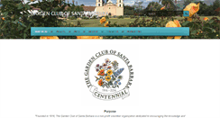 Desktop Screenshot of gardenclubofsantabarbara.org