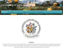 Tablet Screenshot of gardenclubofsantabarbara.org